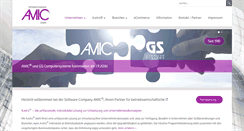 Desktop Screenshot of amic.de