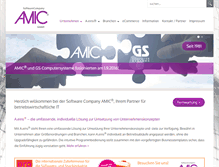 Tablet Screenshot of amic.de